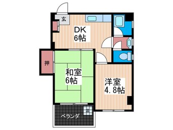 間取図 福原ビル