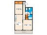 M-１ビル 2LDKの間取り