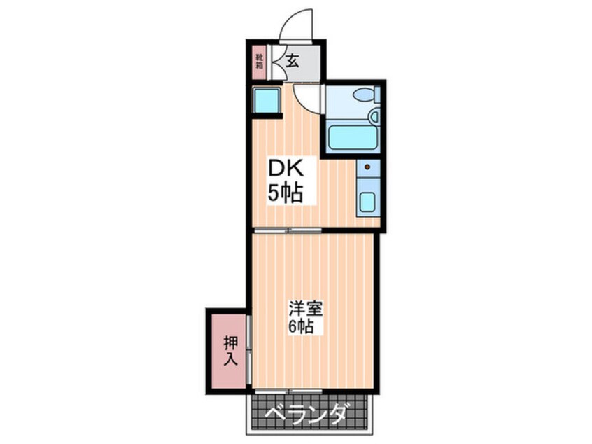 間取図 グリ－ンパ－ク庚午