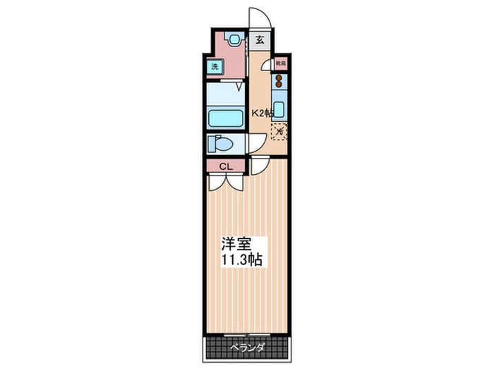 間取り図 ヒルズ平和橋