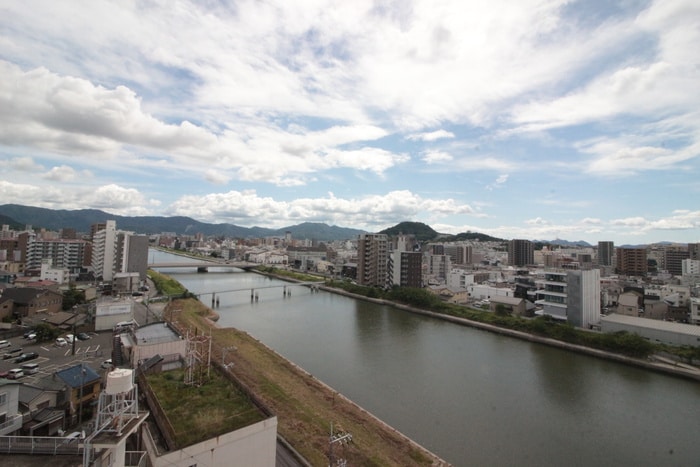 室内からの展望 ヒルズ平和橋