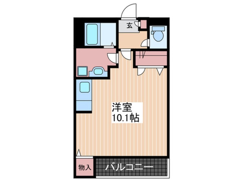 間取図 ベルヴュー段原