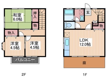 間取図 峰本アパート