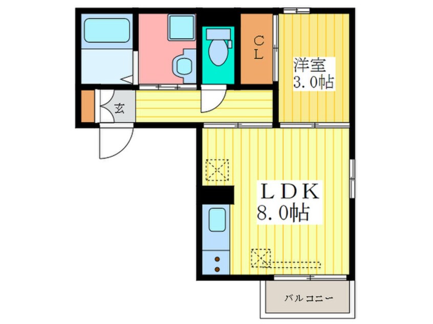 間取図 コスモ五日市