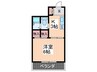 第６みぞたコーポ 1Kの間取り