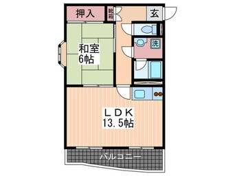 間取図 井口台ＦＬＡＴＳ