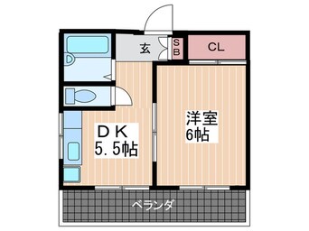 間取図 安長ビル