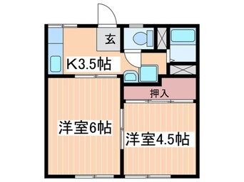 間取図 パ－ルハイツ