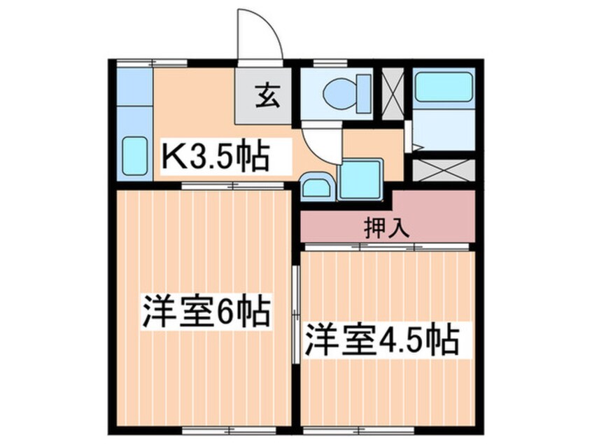 間取図 パ－ルハイツ