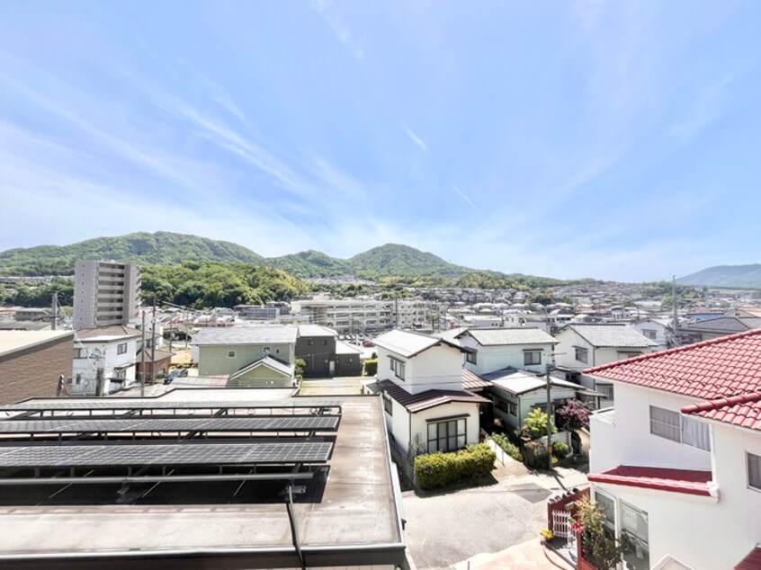 室内からの展望 スカイウェ－ブ