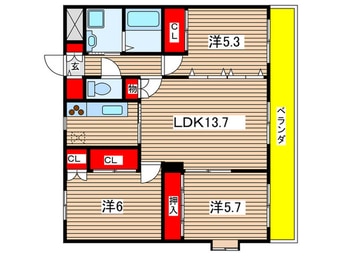 間取図 第５森下ビル