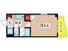 プチメゾン 1Kの間取り