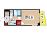 プチメゾン 1Kの間取り