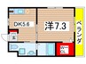 シャルマン山県 1DKの間取り