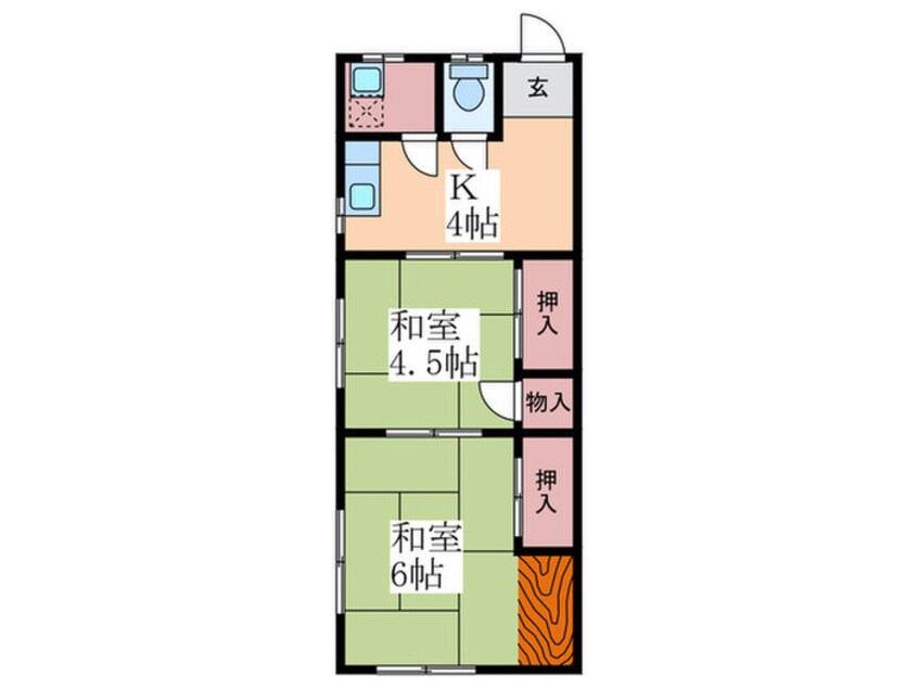 間取図 平田アパート