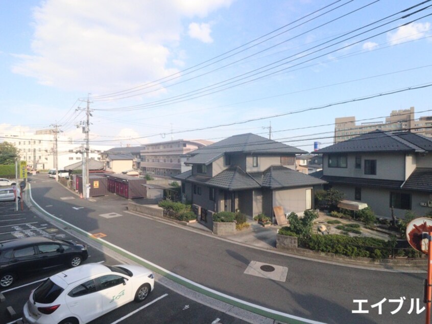 室内からの展望 よしもとハイツ