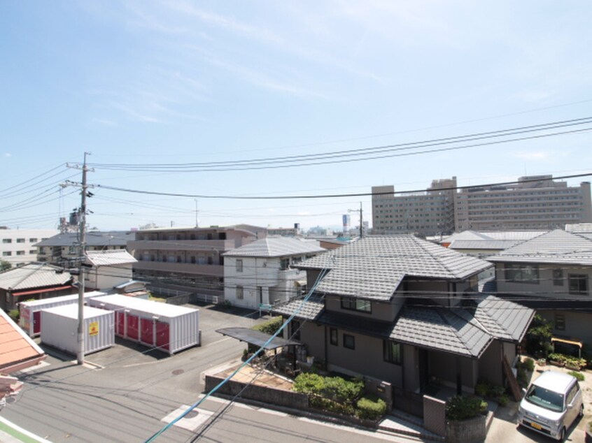 室内からの展望 よしもとハイツ