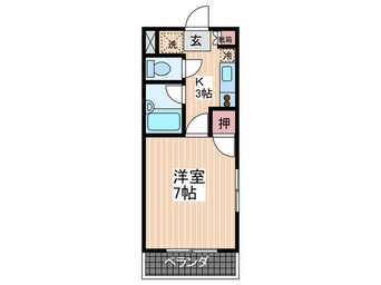 間取図 シュア－ヴ西本