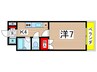 セレッソコ－ト西原 1Kの間取り