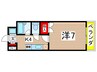 セレッソコ－ト西原 1Kの間取り