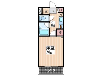 間取図 シュア－ヴ西本Ⅱ