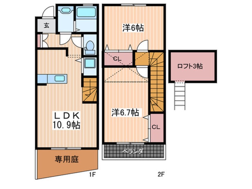 間取図 ファモ－レＡ