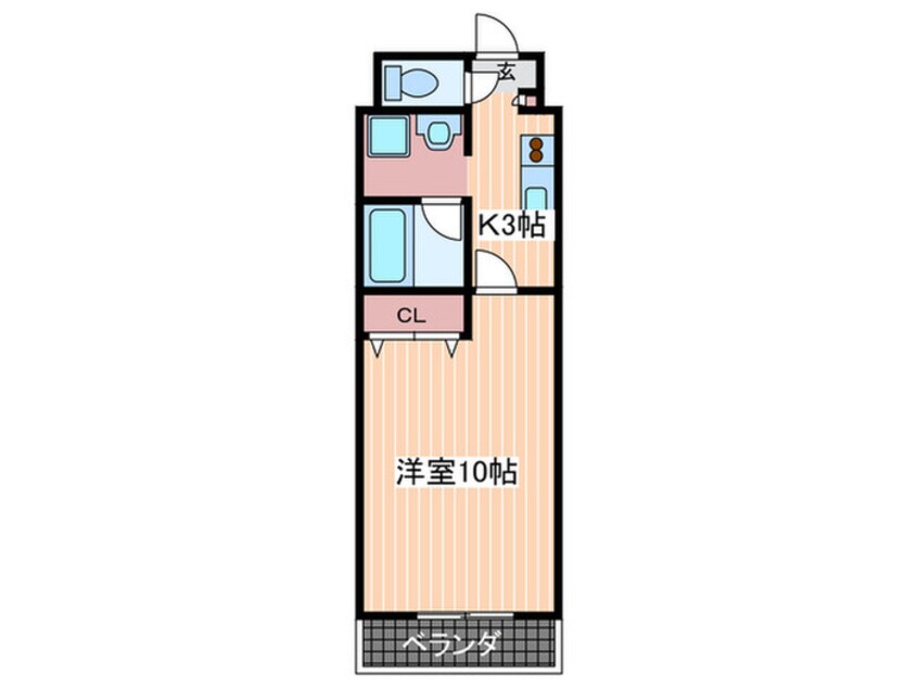 間取図 アネ－ロヨシオカ