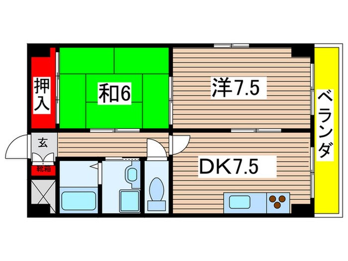間取り図 ボヌ－ルⅠ
