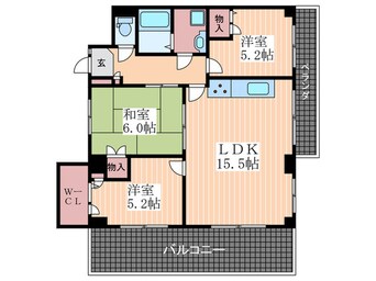 間取図 ボヌ－ルⅡ