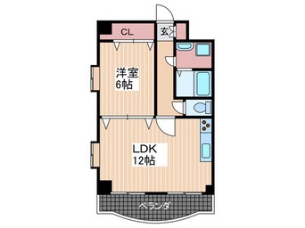 間取図 ボヌ－ルⅡ