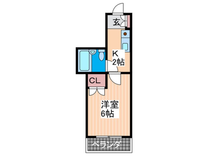 間取図 エステ－ト１５東雲