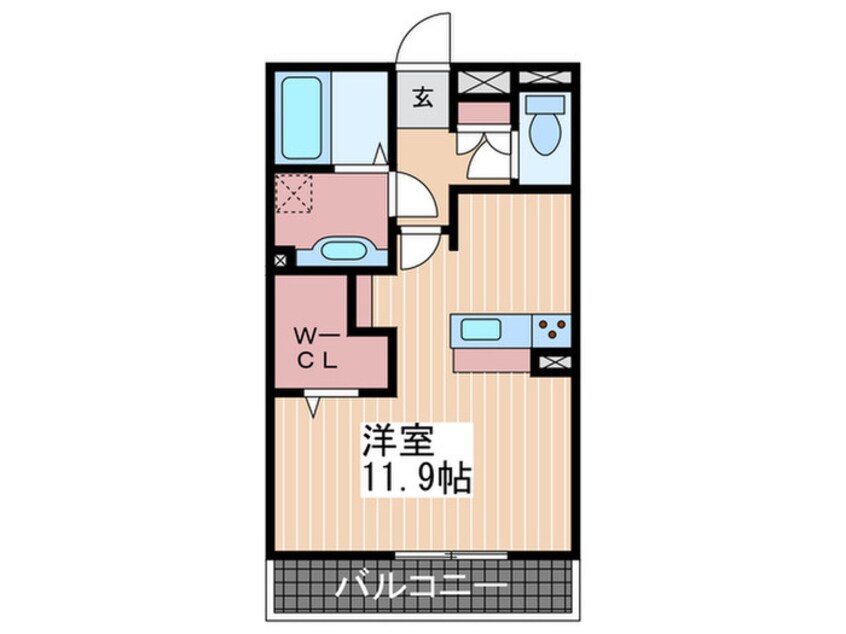間取図 Ｆｉｏｒｅ宮の町