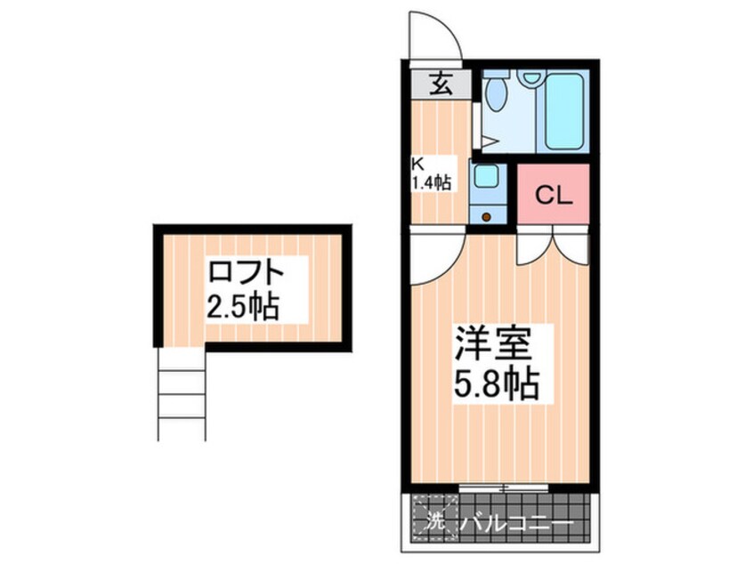 間取図 アヴェニュ－佐方