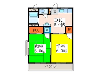 間取図 テラス金子