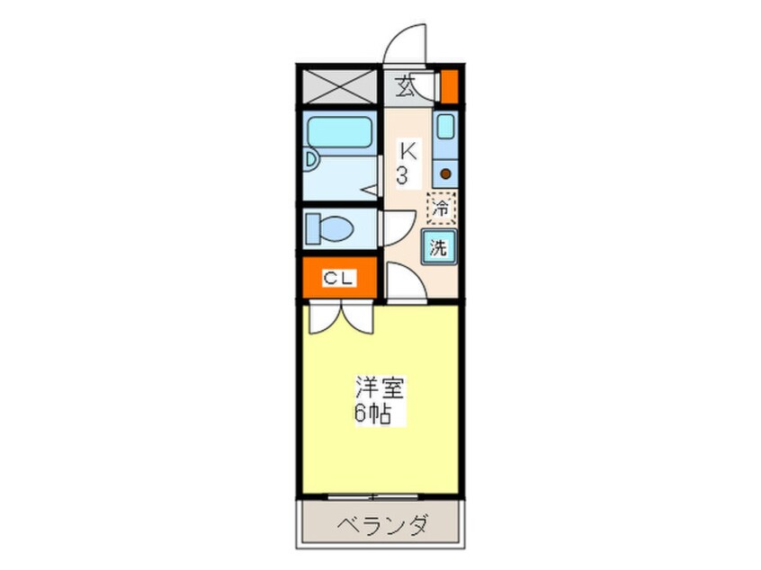 間取図 アンシャンテ