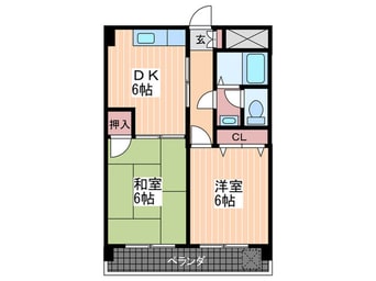 間取図 アンシャンテ