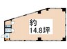 堀尾第３ビル 1Rの間取り