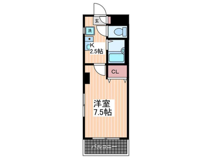 間取図 第２坂本五日市ビル