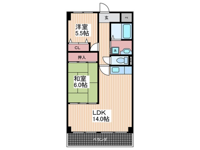 間取り図 ピースフル安芸