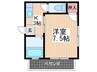 本町ビル 1Kの間取り