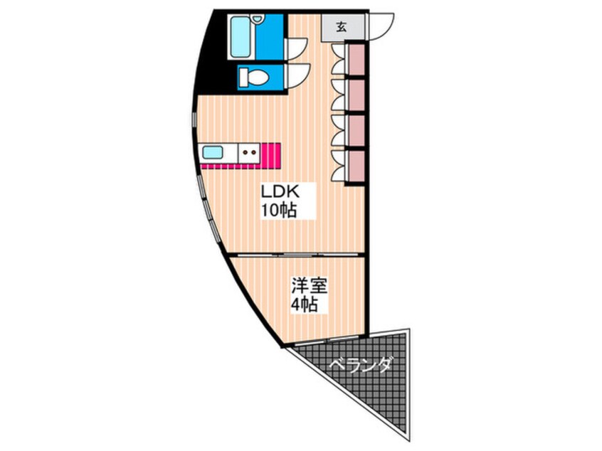 間取図 シリンダ－ハウス