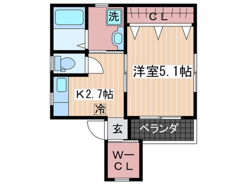 間取図 アイランドビル１６