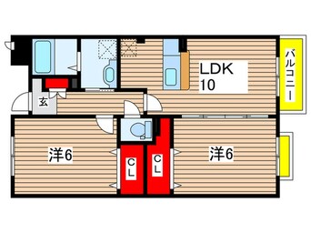 間取図 グレイス貴船