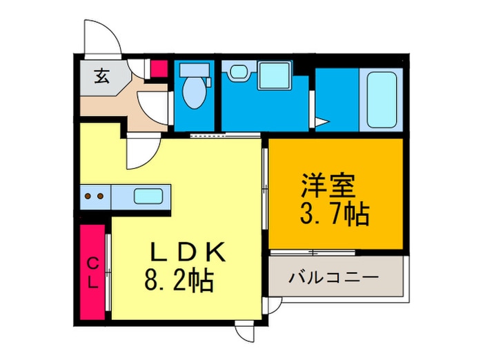 間取り図 GRANDTIC宇品Bayside