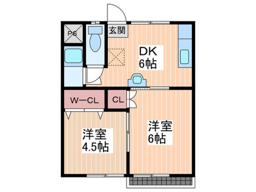 間取図 若草荘