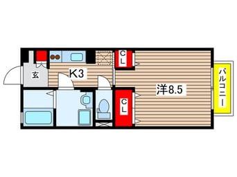 間取図 グランモア西本