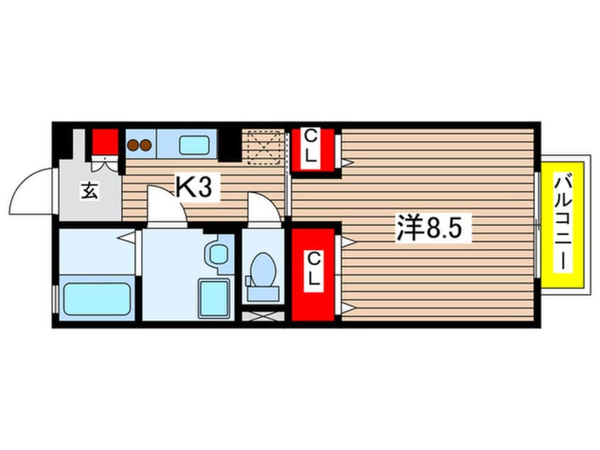 間取図 グランモア西本