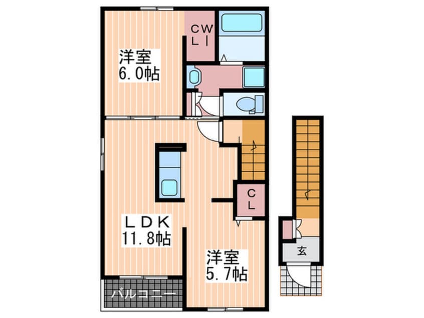 間取図 パルハーモニーⅠ