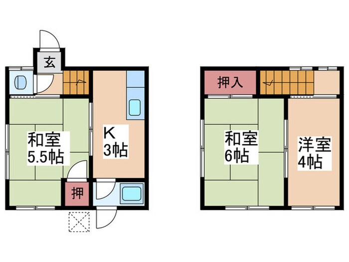 間取り図 谷本アパート2