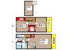 シャレ－ミヤモト　Ｃ棟 2LDKの間取り